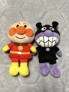 アンパンマン　ばいきんまん　ぬいぐるみ　セット売り