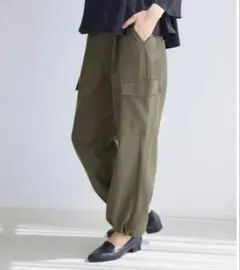 グローバルワーク2wayカーゴパンツ　カーキ