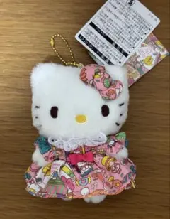 サンリオ展FINAL 限定 ラッピング柄マスコット ハローキティ ピンク