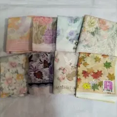 レディースブランド　ハンカチ８枚セット