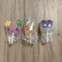 たまごっちカラフルキャンディチャームふらわっち めめっち ますくっち