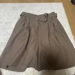 GU ブラウン ハーフパンツ