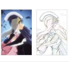 名探偵コナン　30周年記念展　工藤新一　毛利蘭　原画＆場面写真ポストカードセット