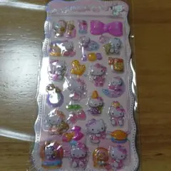 ハローキティ 透明3Dシール