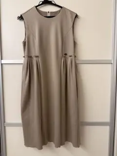 FOXEY NEW YORK ノースリーブ ベージュ ワンピース 40