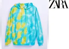 送料無料 新品 ZARA メンズパーカー M(USAサイズ)