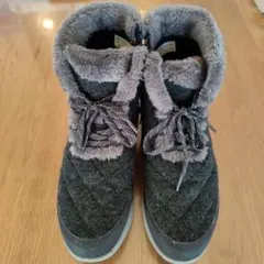 ルコックスポルティフ ブーツ ボア 防寒ムートンブーツ ダークグレー