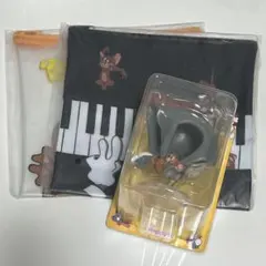 トムとジェリー ハッピーくじ フィギュア フラットポーチ 3点セット