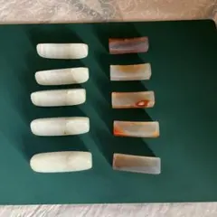 天然石（オニキス） 5個とメノウ箸置き 5個　合計10個