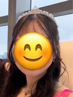 結婚式 ウェディング ティアラ　シルバー