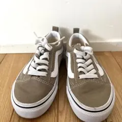 VANS オールドスクール 19cm ベージュ