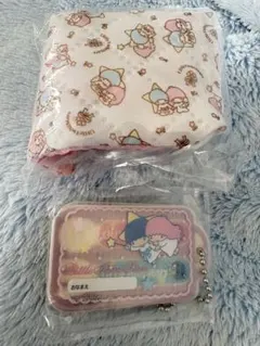 レトロレッスンバッグ スプーン＆フォークアクリルチャーム リトルツインスターズ