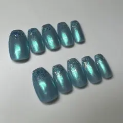 オーロラサマーネイルチップ