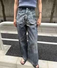 AmeriVINTAGE FAKE DENIM DOUBLE WAIST パンツのサムネイル