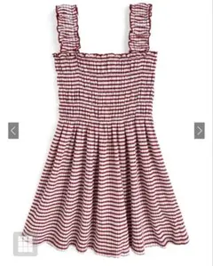 GRL ギンガムチェック柄フリルチェックストラップチュニック tg799