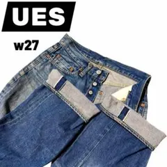 旧UES ウエス デニムパンツ Lot.B401 W27 テーパード 色落ち抜群のサムネイル