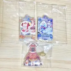 アイカツ アクリルチャーム 霧矢あおい 有栖川おとめ ジェルクリップ 氷上すみれ