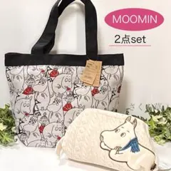 MOOMIN ワイヤーポーチ　コスメポーチ／ゴブラン織トートバッグ　2点のサムネイル