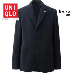 美品UNIQLO Lemaire コラボ テーラードジャケット Mサイズ 濃紺