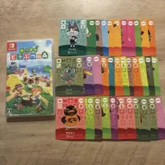 あつまれどうぶつの森　ソフト　アミーボカードセット　30枚以上　amiibo
