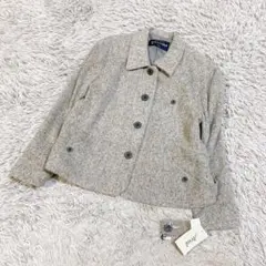 新品タグ付き　未使用　Avial ヘリンボーンテラードジャケット　シルク混　11