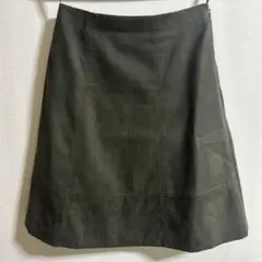 KUMIKYOKU Aラインスカート　オリーブ　M