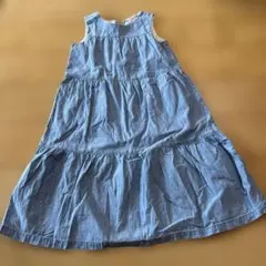 ノースリーブティアードワンピース M (8-9歳)