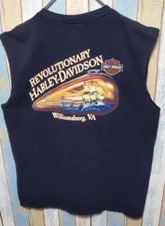 ハーレーダビッドソン　ノースリーブＴシャツ☆00s☆USA製☆限定☆ＸＬ