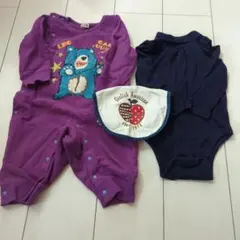 ♪ベビー・女の子・ロンパース・セット♪ サイズ 80