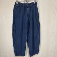 （美品）メンズS ジーユー　GU ダークブルー イージーパンツ