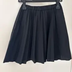 UNIQLO 優衣庫 百褶裙 130 黑色