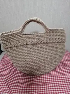 お値下げ❣麻ひもバッグ ハンドメイド