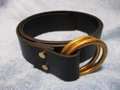 ダブルリングベルト 丸真鍮