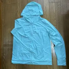 CLOSSH SPORTS 水色 L フード付きパーカー