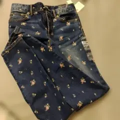 GAP 花柄 スーパースキニーパンツ 12歳向け