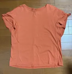 PLST プラステ プルオーバー 半袖 フリルTシャツ オレンジのサムネイル