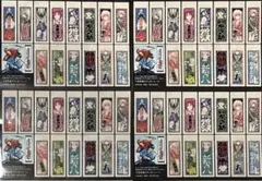 4枚　るろうに剣心　千社札風ステッカーシート