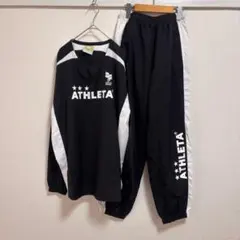 【ATHLETA/アスレタ】ピステ　上下セット【L】フットサル　サッカー　黒白