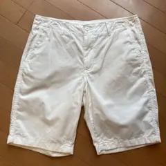 ユニクロ メンズ ハーフパンツM ホワイト