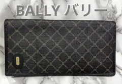 BALLY バリー モノグラム柄 長財布 ブラック ブラウンのサムネイル