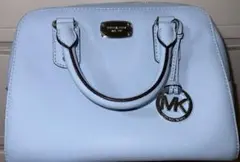 Michael Kors ハンドバッグライトブルーサッチェル （ショルダー欠品）