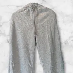 【ほぼ新品】 GU スウェット バレルレッグパンツ グレー