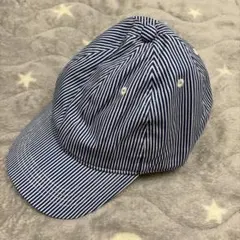 GAP Kids ストライプ キャップ 55cm 青のサムネイル