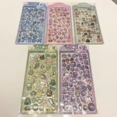 つやぷくシール 5種セットのサムネイル