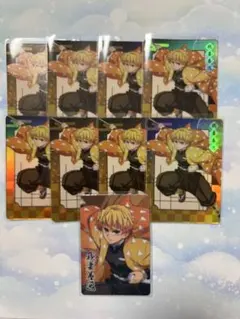 鬼滅の刃　台湾　ホログラム　カード　特典　我妻善逸