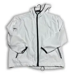 Sergio Tacchini ホワイトナイロンジャケット XL