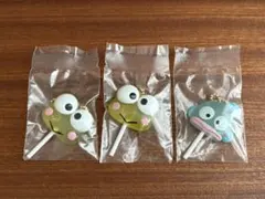 サンリオ けろけろけろっぴ ハンギョドン カラフルキャンディチャーム 3点