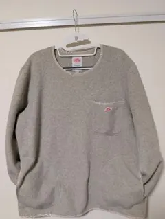 【大人気／春先まで主力】DANTON ノーカラー フリース プルオーバー