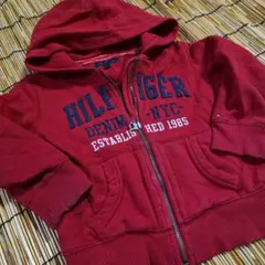 TOMMY HILFIGER 赤 パーカー 100cm~