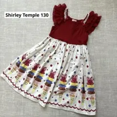 Shirley Templeシャーリーテンプルアイスクリーム柄ワンピースレッド赤